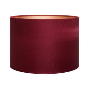 Luxe Lampenkap in Bordeaux Rood met Lichte Glans