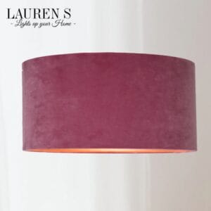 Velvet Fluweel Lampenkap Roze - Afbeelding 2