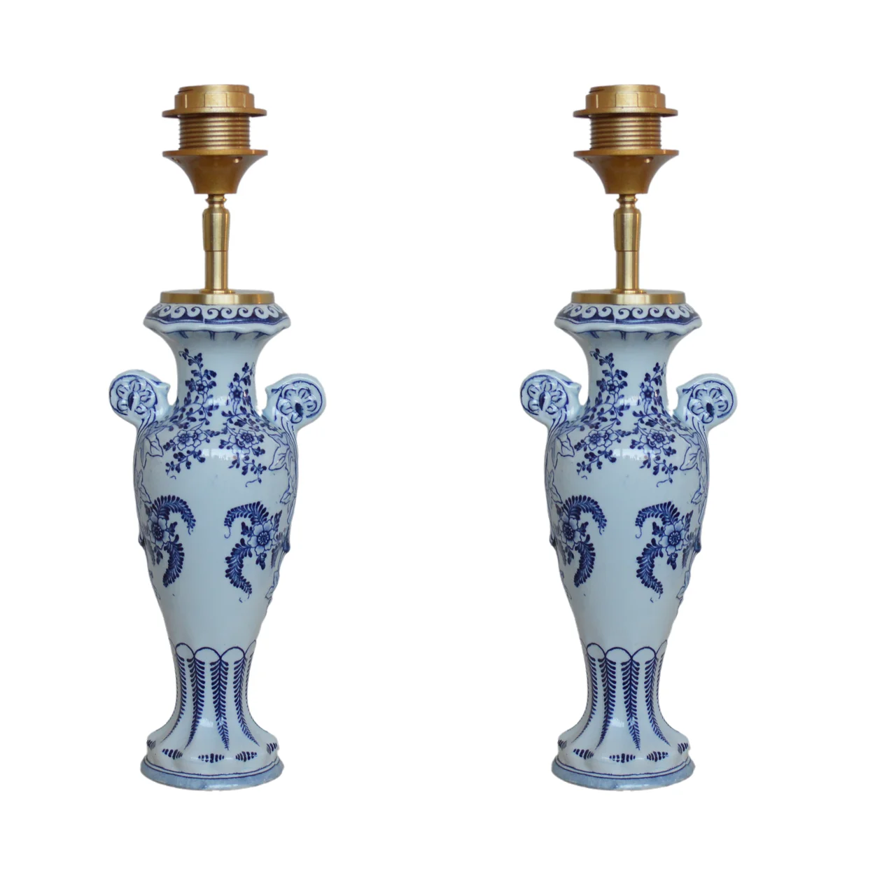 Delfts Blauwe Tafellamp Klassiek Keramiek - Afbeelding 4