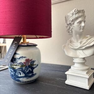 Lampenvoet Blauw Wit Porselein Chinese stijl voor Slaapkamer of Woonkamer, Lamp voor klassiek Eclectisch Interieur | Lauren S Verlichting