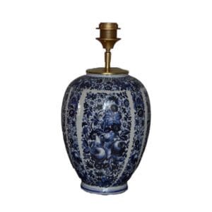 Lampenvoet Delftsblauw Delfia keramiek lamp, Blauw Wit handgemaakte Tafellamp Delfts Groot, tijdloze Lampen | Lauren S Verlichting