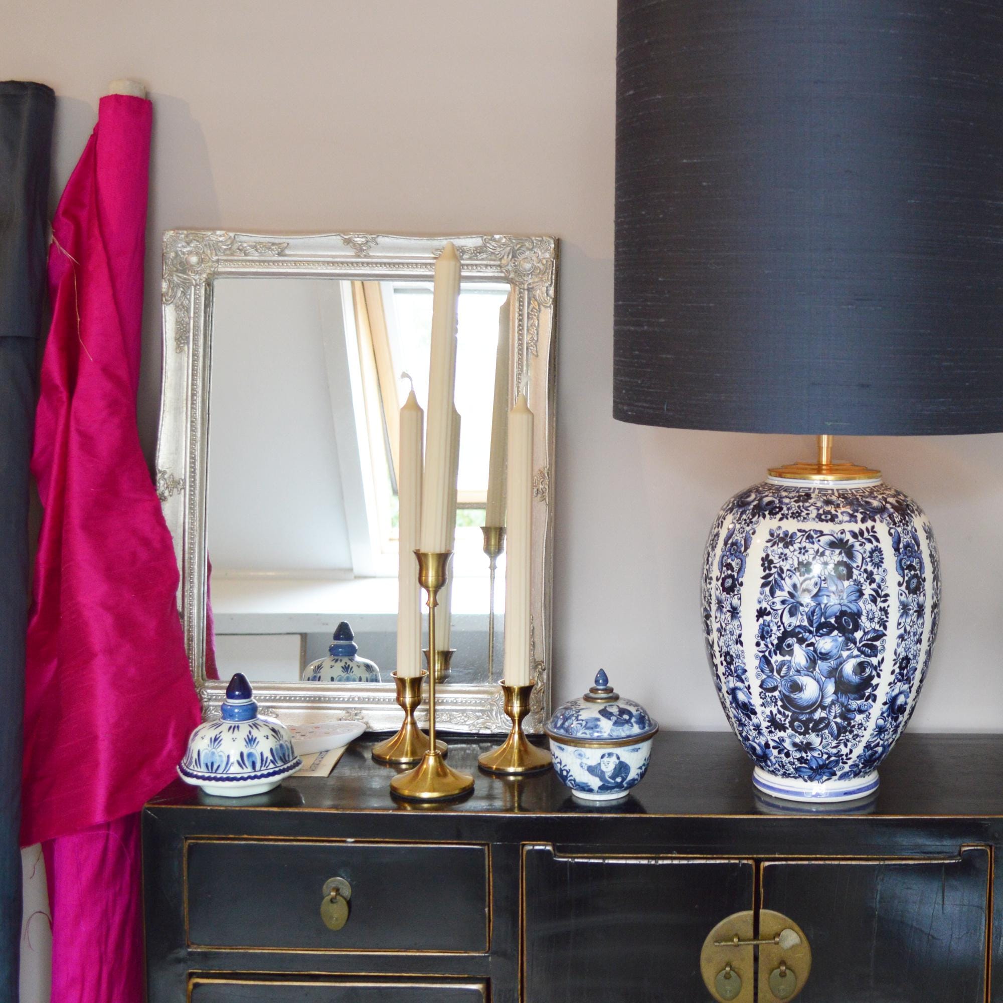 Lampenvoet Delftsblauw Delfia keramiek lamp, Blauw Wit handgemaakte Tafellamp Delfts Groot, tijdloze Lampen | Lauren S Verlichting