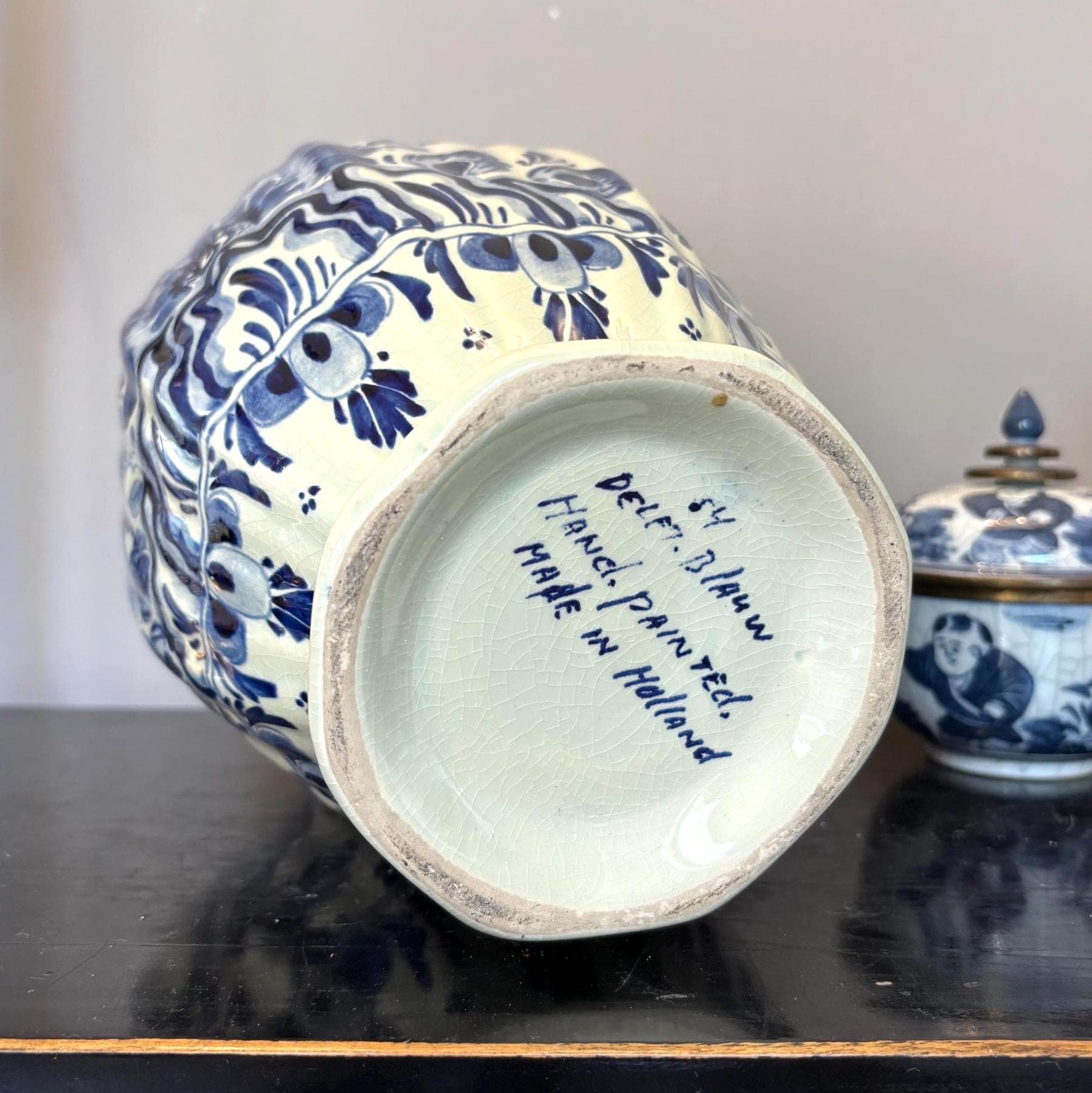 Delftsblauw lampenvoet Blauw Wit handgemaakt Tafellamp van keramiek, Design voor woonkamer, keuken of slaapkamer woondecoratie | Lauren S