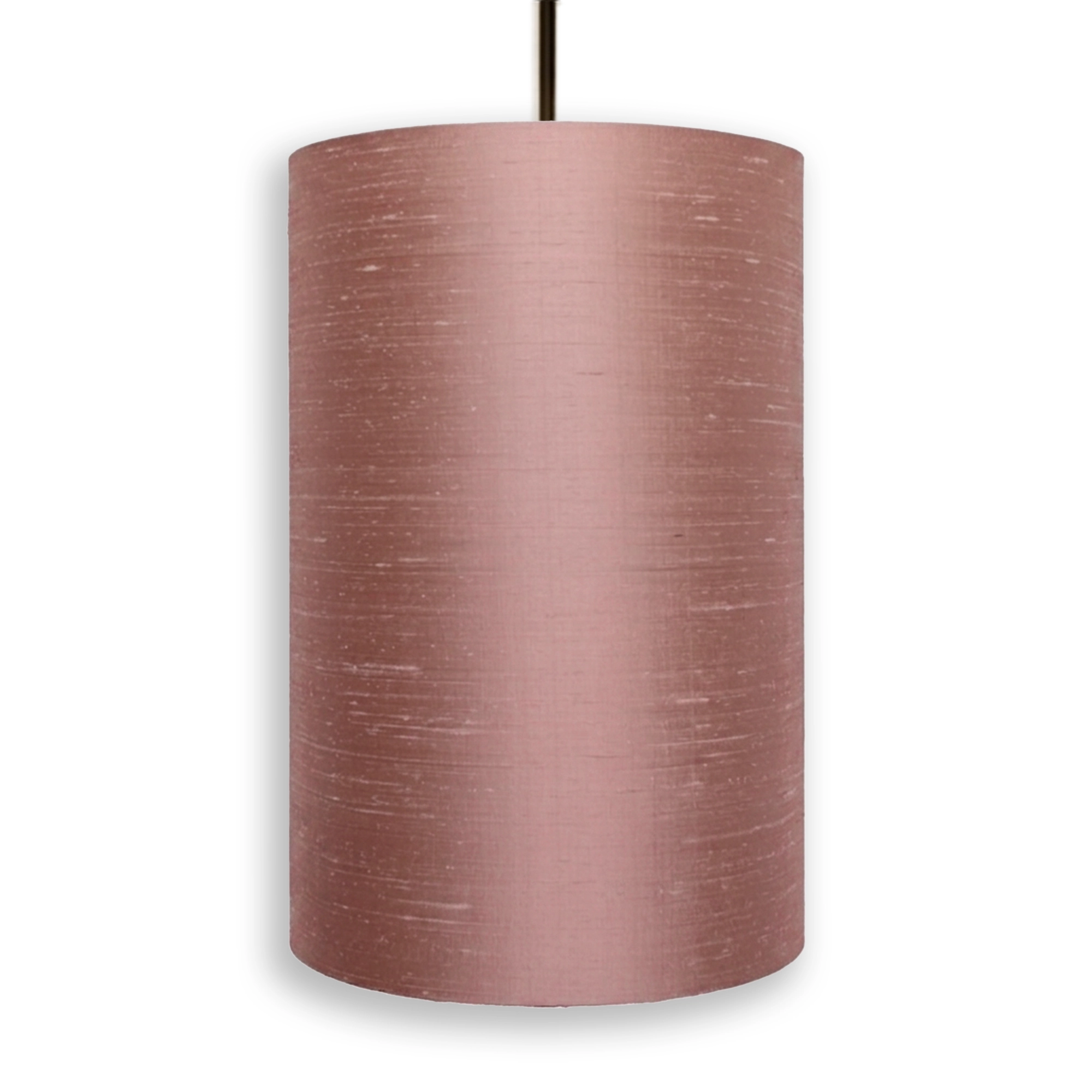 Lampenkap smal en hoog Oud roze Zijde mauve - Afbeelding 8