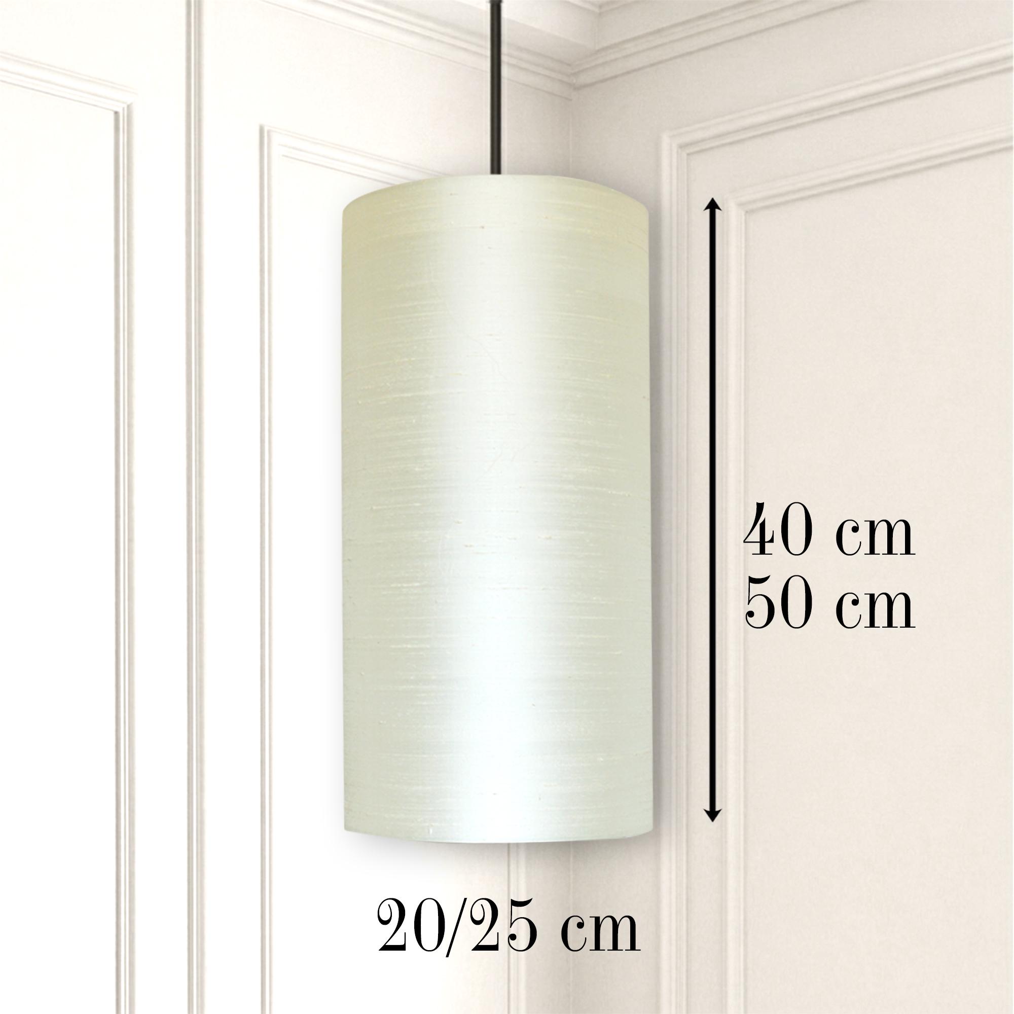 Beige Lampenkap Smal en Hoog Zijde - Afbeelding 3