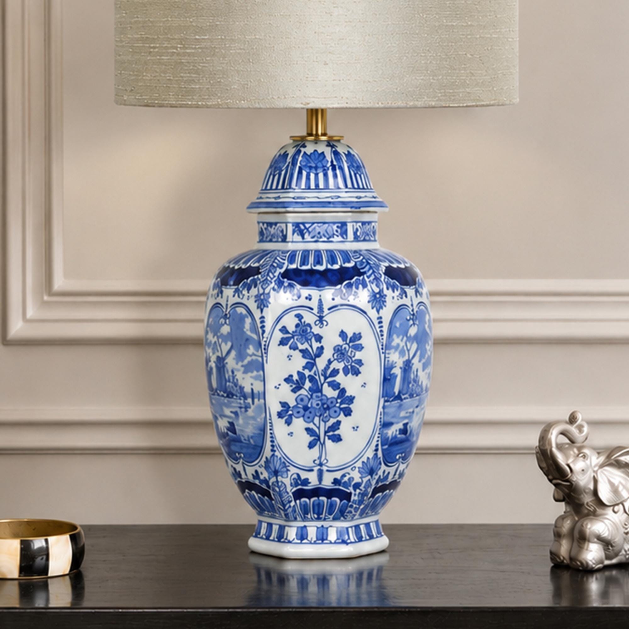 Tafellamp Delfts Blauw Royal Sphinx